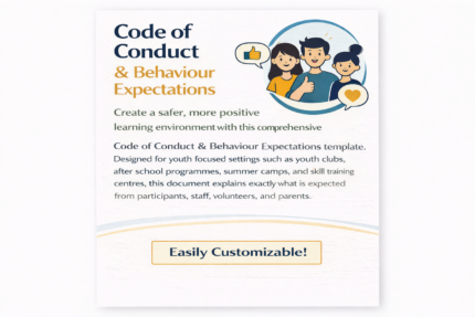Code of Conduct & Behaviour Expectations Template