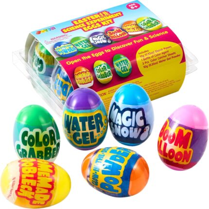 Toys: JOYIN 6pcs Prefilled Eggs Science Kits