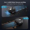 Vacuum Cleaner and Mop (Robot): 11500 Pa Suction, 3-in-1 Robotic Vacuum with Smart LiDAR Navigation