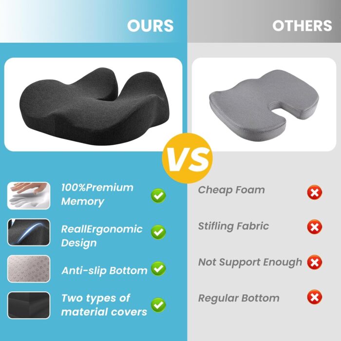 Memory Foam Seat Cushion
