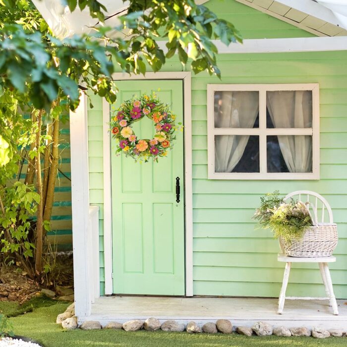 Wreaths (Artificial) for Spring Front Door
