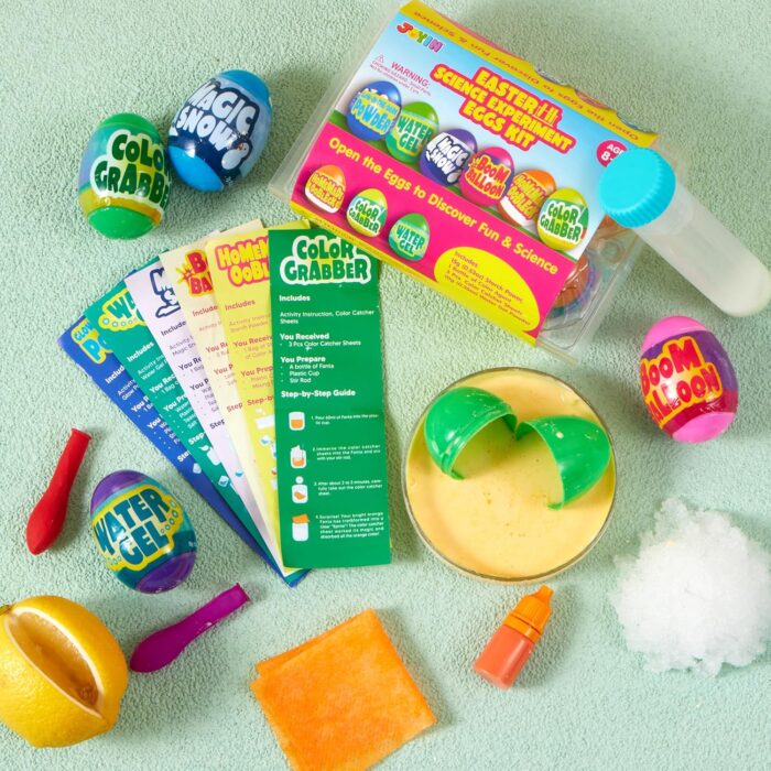 Toys: JOYIN 6pcs Prefilled Eggs Science Kits