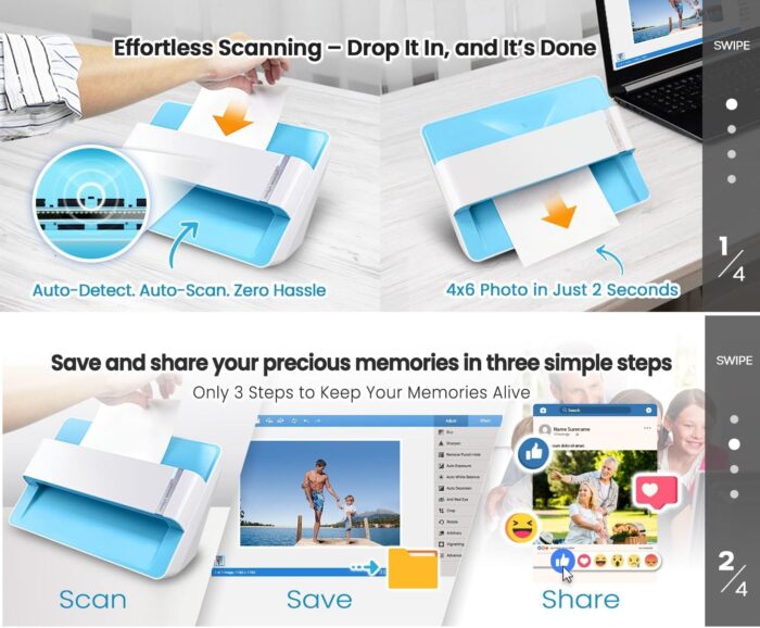 ePhoto Plustek Photo Scanner Z300