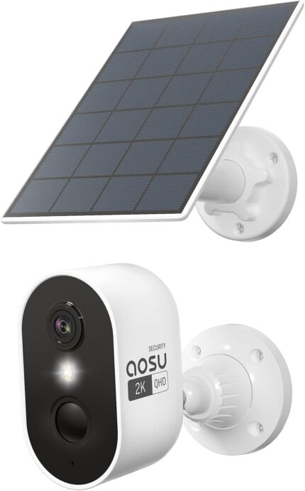 AI Motion Detection 2K Solar Wireless Camera